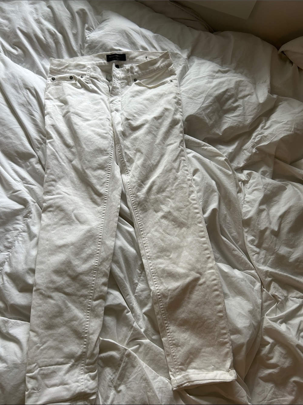 Banana Republic White Skinny Women's Pants